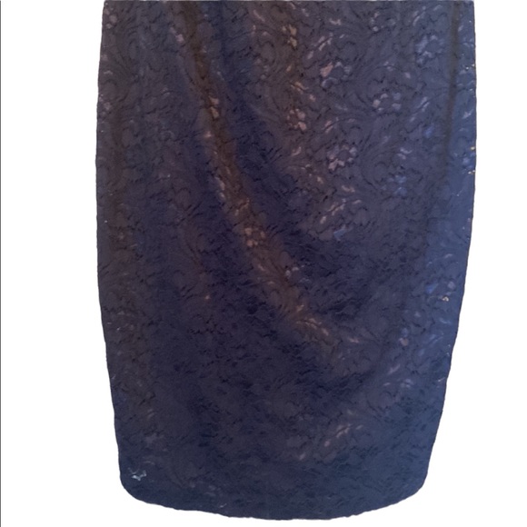 A Pea in the Pod Sleeveless Maternity Navy Blue Dress - Picture 4 of 12